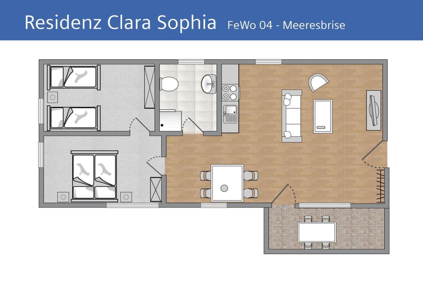 Ferienwohnung Meeresbrise In Der Residenz Clara Sophia Binz Exterior photo